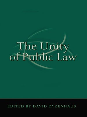 cover image of The Unity of Public Law